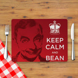 Keep Calm and Bean Placemat (Lifestyle)