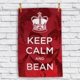 Keep Calm and Bean Tea towel (Lifestyle)