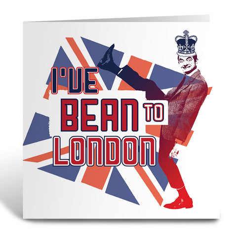 I've Bean to London Greeting Card