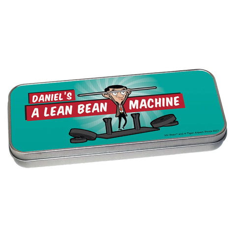 A Lean Bean Machine Pencil tin