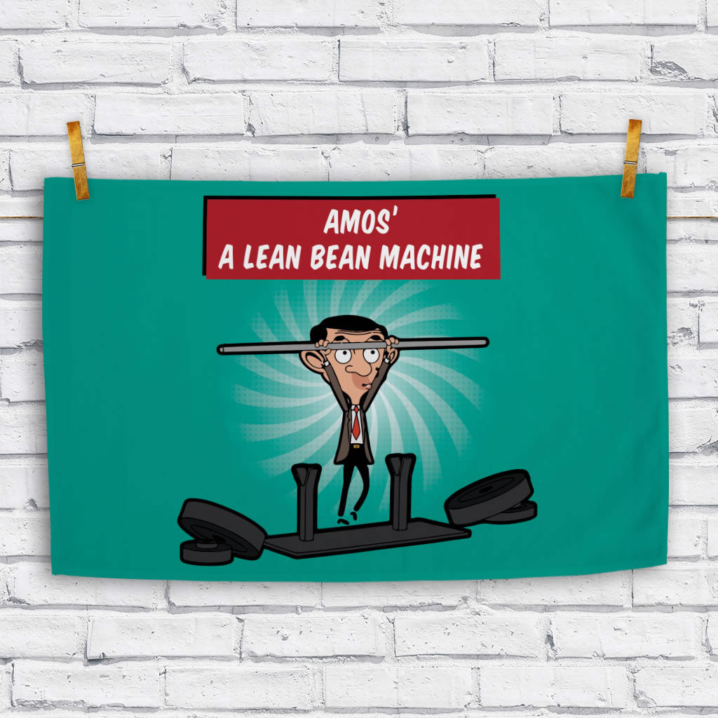 A Lean Bean Machine Tea towel (Lifestyle)