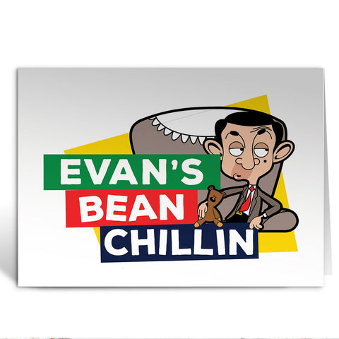 Bean Chillin Greeting Card