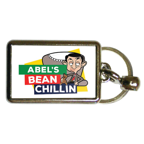 Bean Chillin Metal Keyring